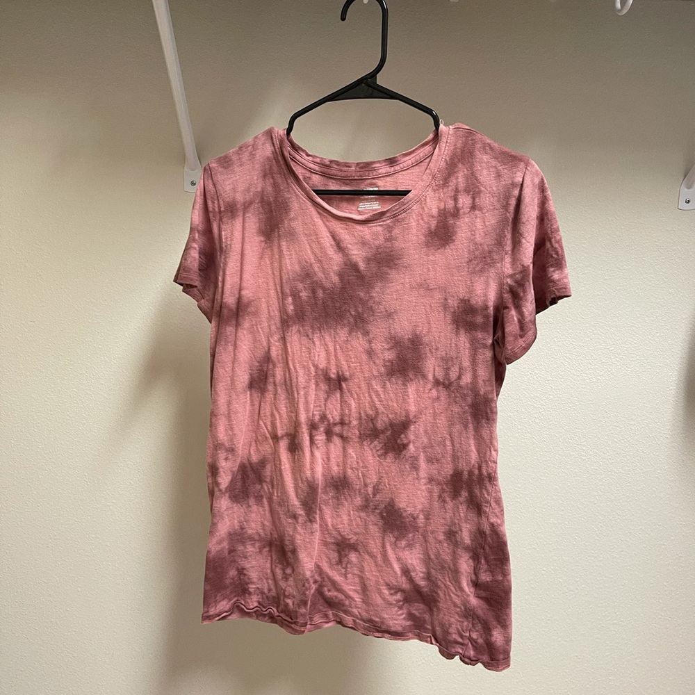 Maroon PINK tie-dye T-shirt women’s size large